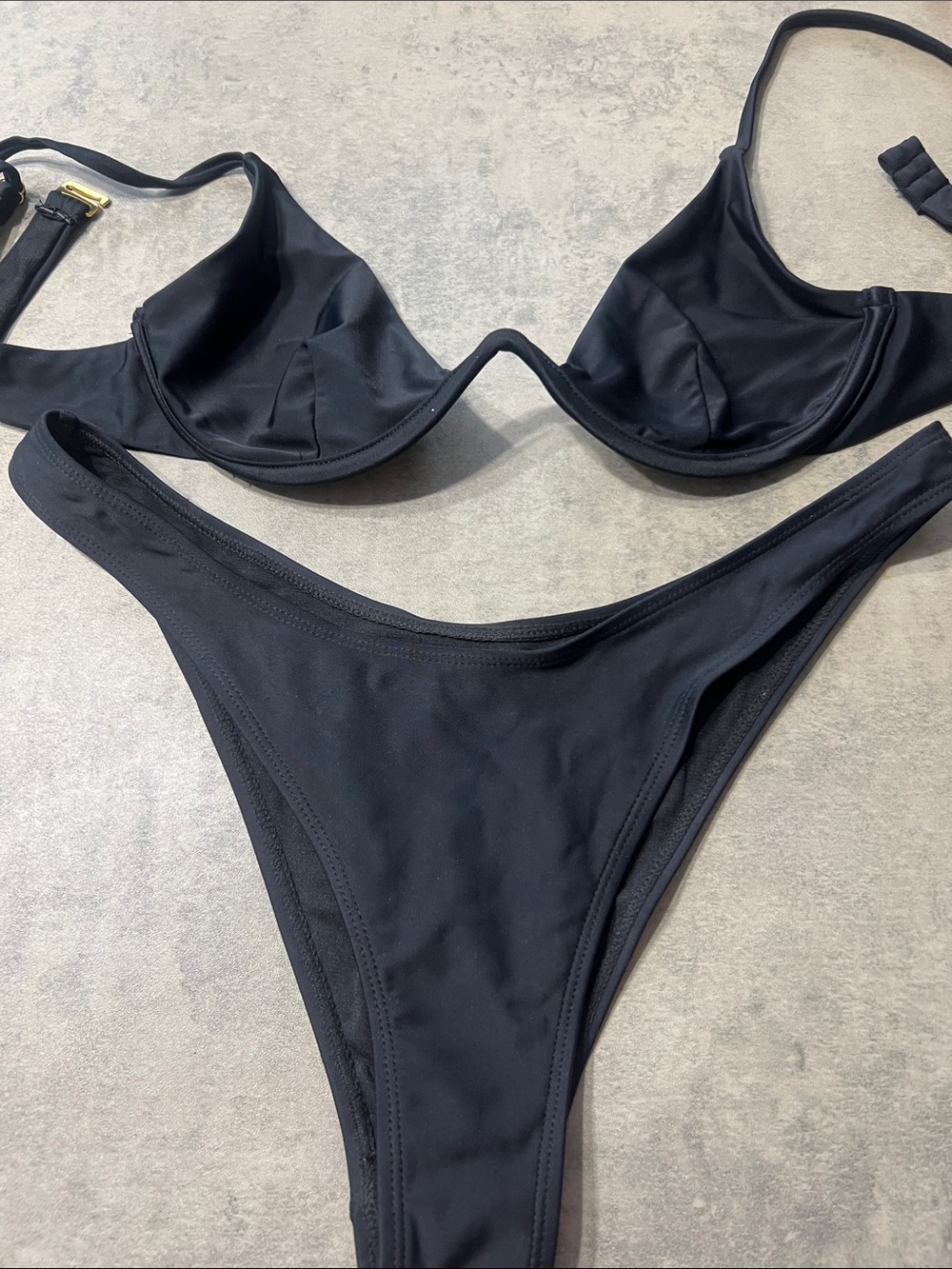 Urban Planet Black Underwire Bikini Set